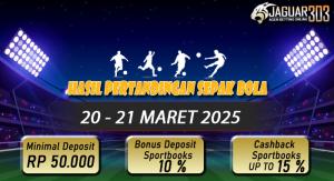 Hasil Pertandingan Sepak Bola 20 - 21 Maret 2025